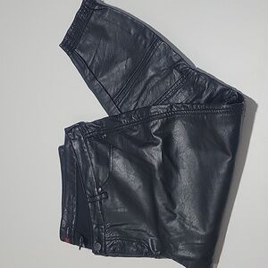 Torrid Leather Look Bikercore Style Pants Sz 22